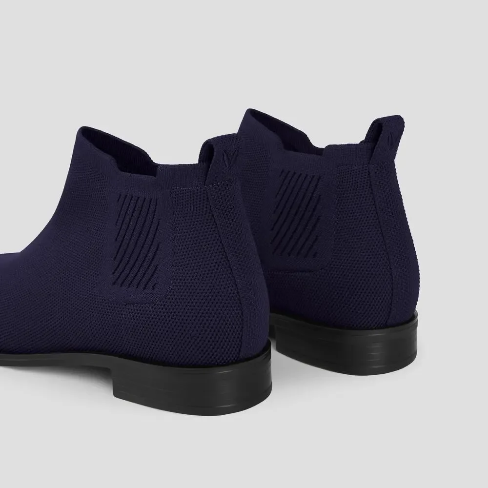 Vivaia Ryan Pro Slip On Water RPT Elegant Casual Chelsea Comfort Boot Navy 9-9.5
